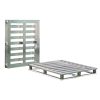 Palette &agrave; cadre tubulaire en aluminium 4 c&ocirc;t&eacute;s - New Age Industrial 99613