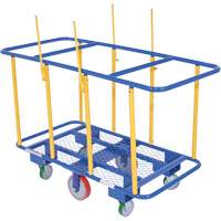 Horizontal Panel Cart, 63-7/16" x 28-1/2" x 40-15/16", 2000 lbs. Capacity - Vestil PANEL-H