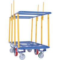 Horizontal Panel Cart, 63-7/16" x 28-1/2" x 40-15/16", 2000 lbs. Capacity - Vestil PANEL-H