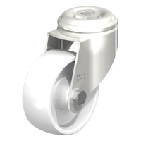 Impact-Resistant Nylon Caster, Swivel, 5" (127 mm) Dia., 265 lbs. (120 kg.) Capacity - Blickle LKRA-PO 126G