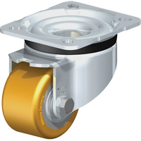 Heavy-Duty Caster, Swivel, 2-3/5" (65 mm), Polyurethane, 1377 lbs. (625 kg.) - Blickle LK-VSTH 65K