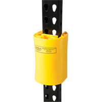 Butoir en poly pour rayonnage, 5" la x 6" lo x 8" h, Jaune - Eagle Mfg. 1703