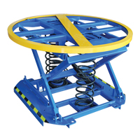Spring-Operated Pallet Lifter, 43-5/8" L x 43-5/8" W, 4400 lbs. Cap. - KLETON 