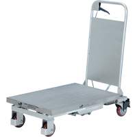 Table &eacute;l&eacute;vatrice hydraulique manuelle &agrave; ciseaux, 27-1/2" lo x 17-5/8" la, Partiellement en acier inoxydable, Capacit&eacute; 400 lb - Vestil CART-400-PSS