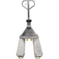 Transpalette &agrave; balance, 45,69" lo x 21,875" la, Capacit&eacute; de 5000 lb - Vestil PM-2748-SCL-LP-SS