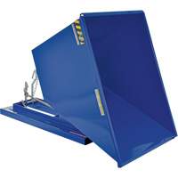 Self-Dumping Hopper, Steel, 1 cu.yd., Blue - Vestil D-100-LD
