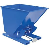 Conteneur autobasculeur, Acier, 1-1/2 vg³, Bleu - Vestil D-150-MD