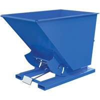 Conteneur autobasculeur, Acier, 1-1/2 vg³, Bleu - Vestil D-150-MD