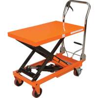 Hydraulic Scissor Lift Table, 32" L x 19-3/4" W, Steel, 660 lbs. Capacity - KLETON 