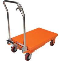 Hydraulic Scissor Lift Table, 32" L x 19-3/4" W, Steel, 660 lbs. Capacity - KLETON 