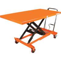 Table &eacute;l&eacute;vatrice &agrave; ciseaux hydraulique, 63" lo x 31-1/2" la, Acier, Capacit&eacute; 1100 lb - KLETON 