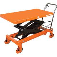Table &eacute;l&eacute;vatrice &agrave; ciseaux hydraulique, 48" lo x 24" la, Acier, Capacit&eacute; 1540 lb - KLETON 