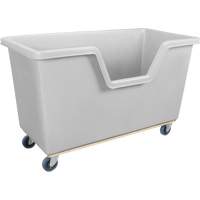 Easy Access Box Truck, Polyethylene, 63" L x 34-1/4" W x 38-1/2" H, 24 cu. ft. Volume, 1200 lbs. Capacity - KLETON 