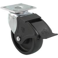 Emaxx RollX Wow Caster, Swivel with Brake, 5" (127 mm), Nylon, 1200 lbs. (544.3 kg.) - Algood SE6553-A38H-RXW-RB-ILK