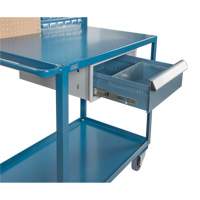 Chariot de service mobile, 2 Tiers, 24" la x 57" h x 40" p, Capacit&eacute; 1200 lb - KLETON 