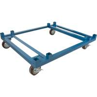 Dolly for Stacking Container, 48.5" W x 40-1/2" D x 10" H, 3000 lbs. Capacity - KLETON 
