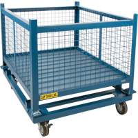 Dolly for Stacking Container, 48.5" W x 40-1/2" D x 10" H, 3000 lbs. Capacity - KLETON 