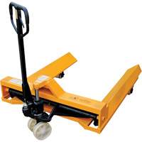 Roll Pallet Truck, Steel, 48" L x 7.5" W, 4000 lbs. Capacity - Vestil PM4-4548-RL