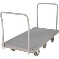 Heavy Duty Plastic Platform Truck, 60" L x 30" W, 3000 lbs. Cap., Polyurethane Wheels - Vestil PPT-3-62