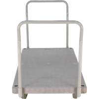 Heavy Duty Plastic Platform Truck, 60" L x 30" W, 3000 lbs. Cap., Polyurethane Wheels - Vestil PPT-3-62