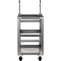 Chariot de pr&eacute;l&egrave;vement de stock, Aluminium, 21-7/8" la x 40" p, 3 tablettes, Capacit&eacute; 660 lb - Vestil SPA3-2236