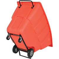 Tilt Truck, Polyethylene, 0.5 cu. yd., 450 lbs. Load Capacity - Vestil TDT-50-LD-RED