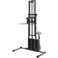 Double Mast Stacker, Electric Operated, 2200 lbs. Capacity, 150" Max Lift - Vestil S-150-AA-DM