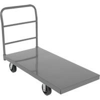 Platform Truck, 48" L x 24" W, 2000 lbs. Capacity, Rubber Casters - Vestil ECSPT-2448