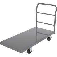 Platform Truck, 48" L x 24" W, 2000 lbs. Capacity, Rubber Casters - Vestil ECSPT-2448