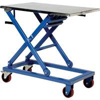 Manual Scissor Lift Table, 37" L x 23-1/2" W, Steel, 660 lbs. Capacity - Vestil CART-660-M