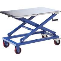 Manual Scissor Lift Table, 37" L x 23-1/2" W, Steel, 660 lbs. Capacity - Vestil CART-660-M