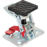 Heavy-Duty Adjustable Height Floor Lock, 8" Extended Height, 5-1/2" Retracted Height, Steel - Vestil FL-ADJ-46