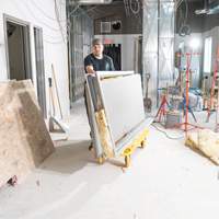 3000 Series Wall Hauler Drywall Cart - Metaltech I-BMD3131YGR
