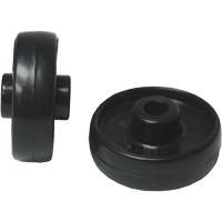 Lobby Pro&reg; Upright Dust Pan Wheels - Rubbermaid FG2531L4BLA