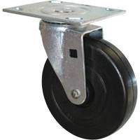 Platform Truck Rubber Swivel Caster - Rubbermaid Specialmade FG4402L10000
