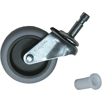 Platform Truck & Mop Bucket Caster - Rubbermaid Specialmade FG6111L3GRAY