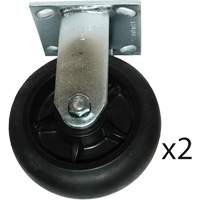 Roulettes fixes pour chariot &agrave; plateforme - Rubbermaid Specialmade FG7931L30000
