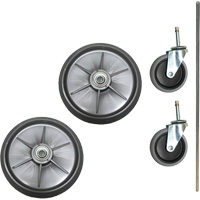 Ensemble de roues &agrave; roulement &agrave; billes et roulettes pour chariot de nettoyage et d'entretien - Rubbermaid Specialmade FG9T94M10000
