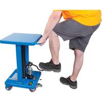Hydraulic Work Table, 18" L x 18" W, Steel, 500 lbs. Capacity - KLETON 