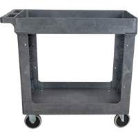 Utility Service Cart, 2 Tiers, 16-1/2" x 32-1/2" x 34-1/2", 550 lbs. Capacity - KLETON 