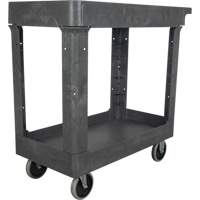 Utility Service Cart, 2 Tiers, 16-1/2" x 32-1/2" x 34-1/2", 550 lbs. Capacity - KLETON 