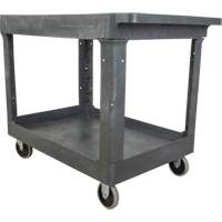 Utility Service Cart, 2 Tiers, 24-5/8" x 32-1/2" x 40", 550 lbs. Capacity - KLETON 