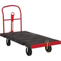 Towable Platform Cart, 64-1/4" L x 30-1/2" W, 2500 lbs. Cap., Polyolefin Wheels - Rubbermaid 2154629