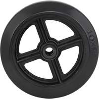 Roue en caoutchouc moul&eacute;, 10" (254 mm) dia. x 2" (50,8 mm) la, Capacit&eacute; de 948 lb (430 kg) - KLETON 