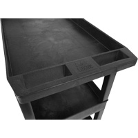 Tub Cart, 3 Tiers, 35-1/4" x 36-1/4" x 18", 300 lbs. Capacity - Luxor H. Wilson EC111-B