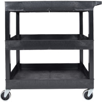 Tub Cart, 3 Tiers, 35-1/4" x 36-1/4" x 18", 300 lbs. Capacity - Luxor H. Wilson EC111-B