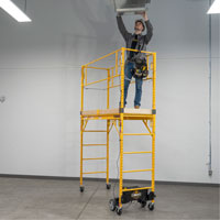 Syst&egrave;me de motorisation pour &eacute;chafaudage Climb-N-Go - Metaltech I-CNG