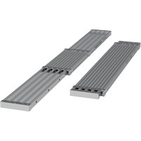Telescoping Work Plank, 108" W x 12" D, 250 lbs. Capacity, Knocked Down - Metaltech M-PEP7000AL