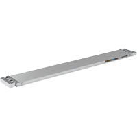 Telescoping Work Plank, 156" W x 12" D, 250 lbs. Capacity, Knocked Down - Metaltech M-PEP7100AL