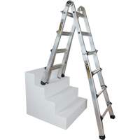 &eacute;chelle t&eacute;lescopique multifonction, Aluminium, 300 lb, CSA calibre 1A - Metaltech E-MTL7100AL